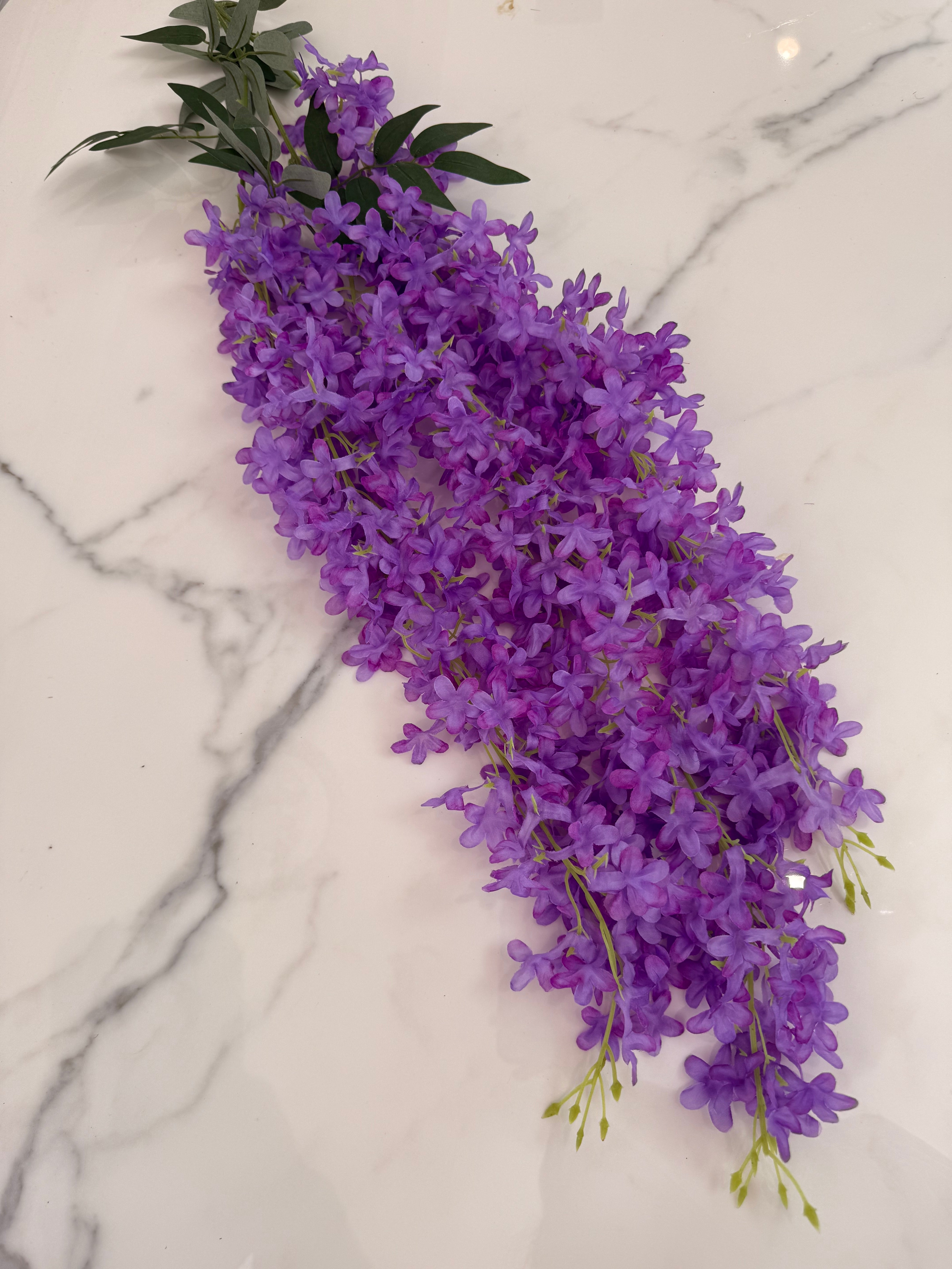 Lila Glyzinien 80 cm