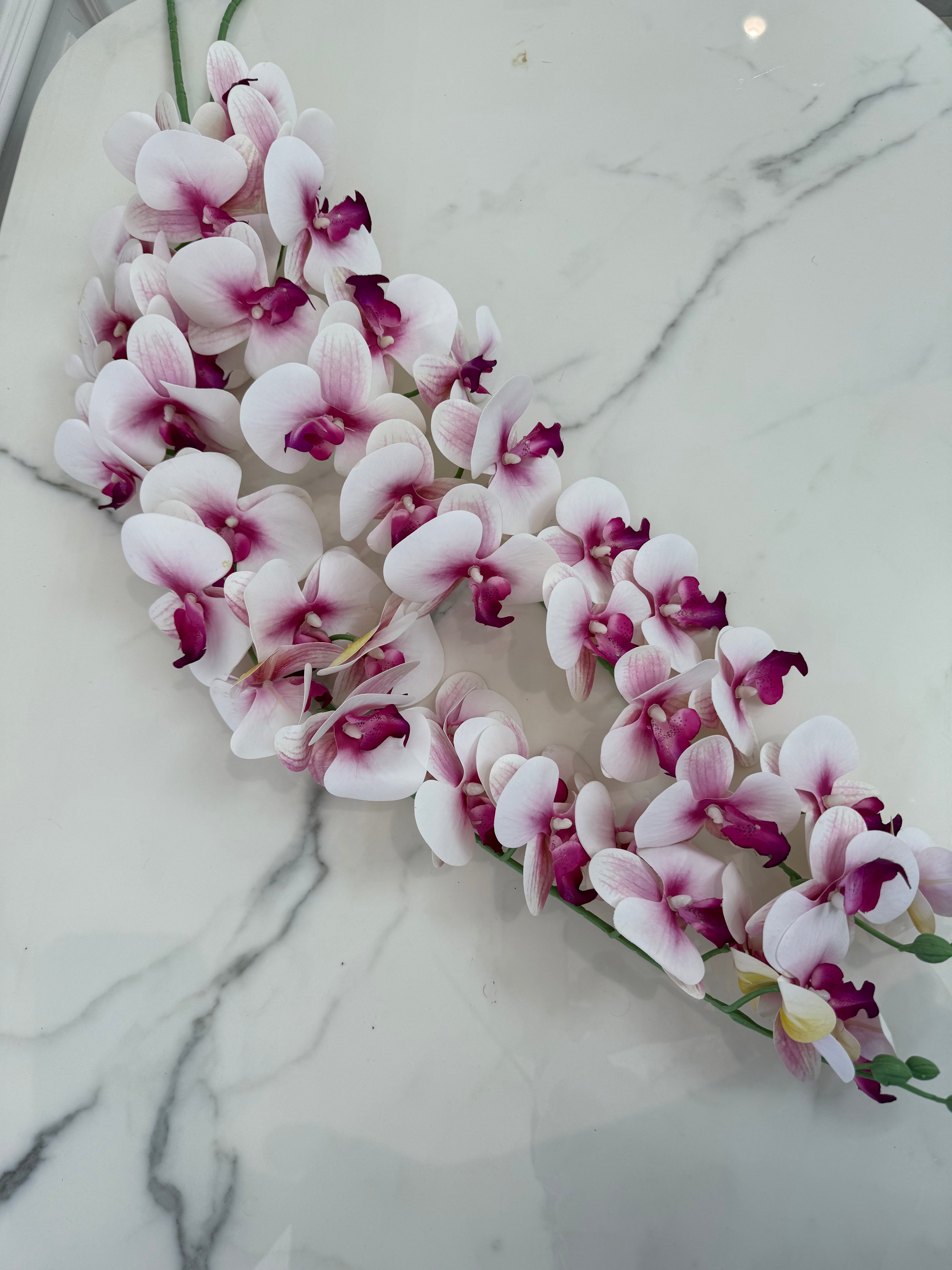 Weiße Orchidee 100 cm