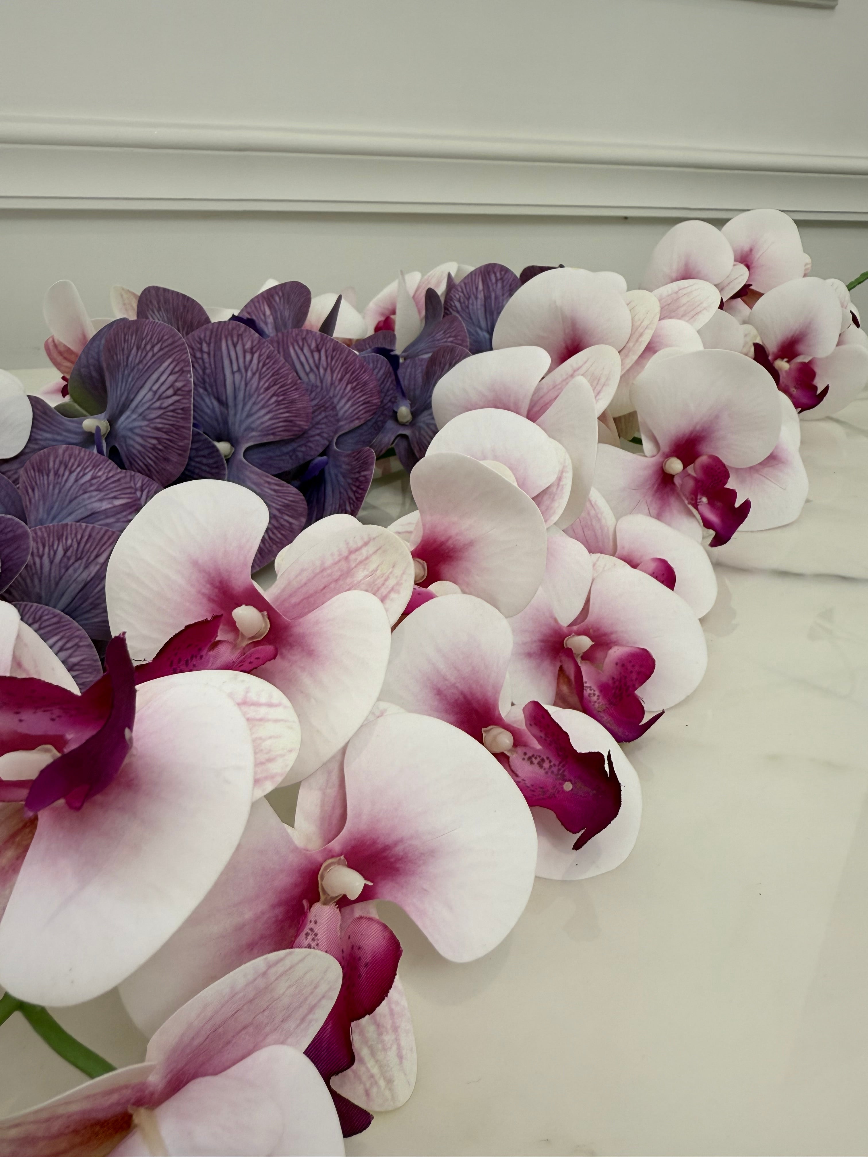 Weiße Orchidee 100 cm