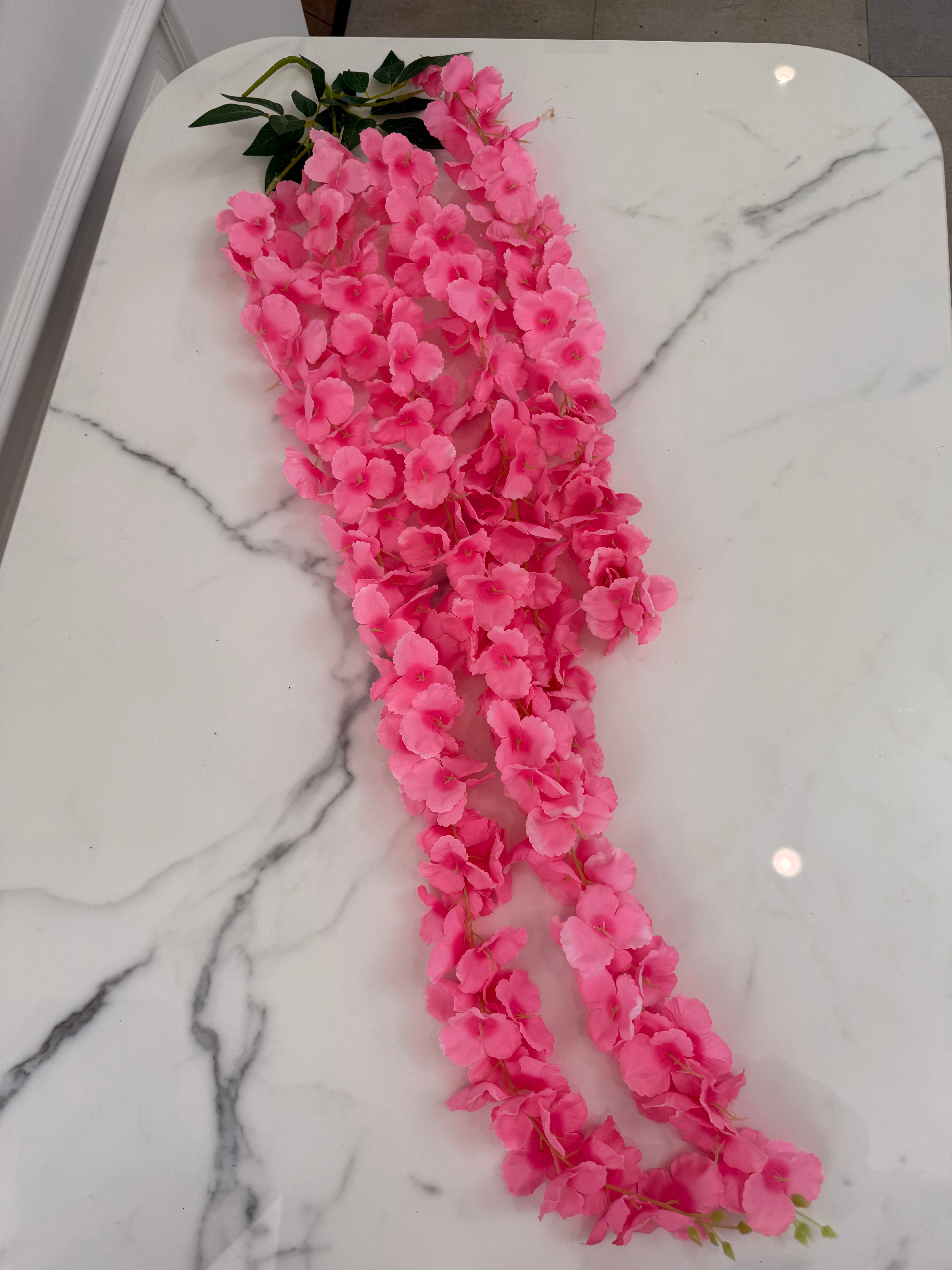 Rosa Glyzinien - 100 cm