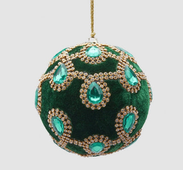 Kugel, Smaragd-Ornament