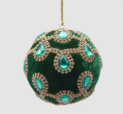 Kugel, Smaragd-Ornament