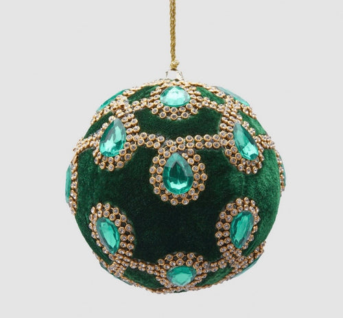 Kugel, Smaragd-Ornament