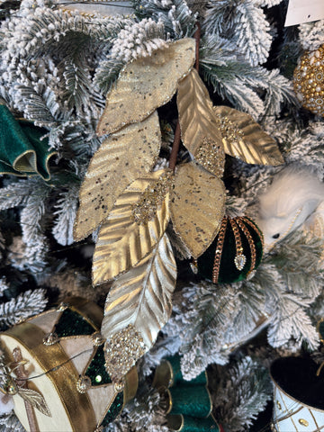 Zweig Gold mit Glitter 70 cm