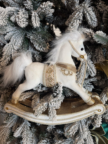 Goldenes Pferd 40cm